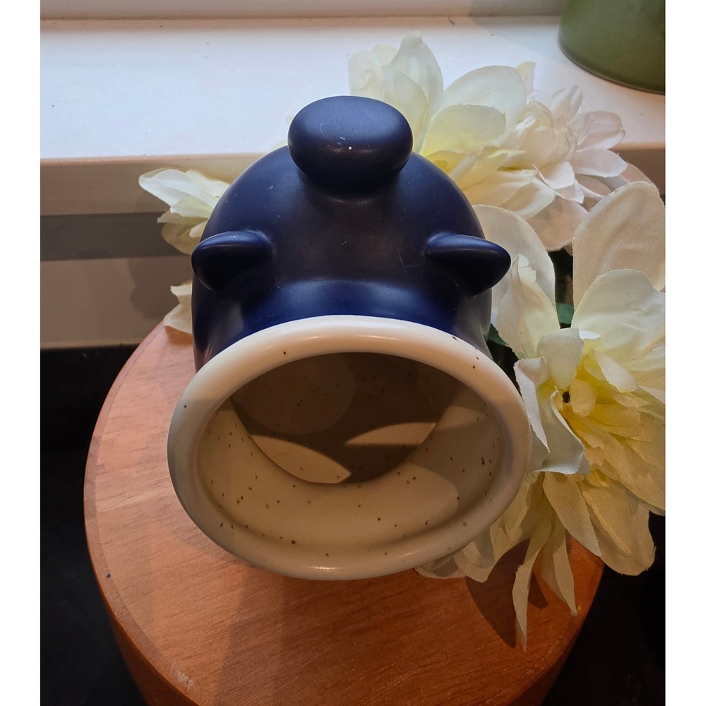 Cerulean Cellar: Gently Loved Matte Cobalt Ceramic Salt Pig